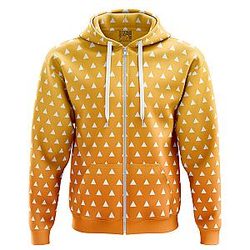 Zenitsu Agatsuma Demon Slayer Zip Hoodie ANA2207