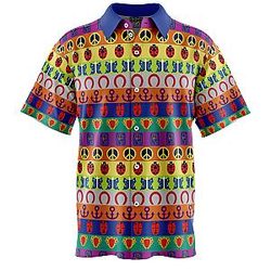 All Symbols Pattern Jojo’s Bizarre Adventure Short Sleeve Button Down Shirt ANA2207