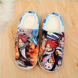 anime FAIRY TAIL Natsu Slippers - women Japanese Cartoo Slipper