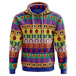 All Symbols Pattern Jojo’s Bizarre Adventure Hoodie ANA2207