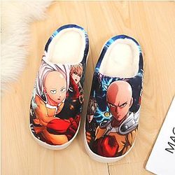 Japanese One Punch Man Slippers - Saitama Shoes Otaku Cosplay Slipper