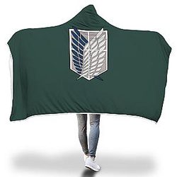 Attack on Titan Scouting Regiment Cape Hooded Blanket ANA2207