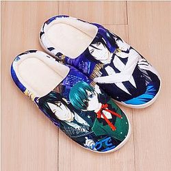 Anime Black Butler Slippers - Sebastian Michaelis Cosplay Slipper