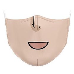 Saitama Half Face One Punch Man Face Mask ANA2207