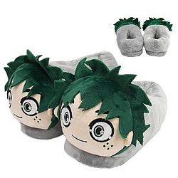 Anime My Hero Academia Slippers - Midoriya Izuku Cosplay Cotton Slippers