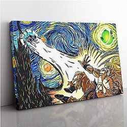 Dragon Ball Z Super Starry Night Canvas Print Wall Art ANA2207