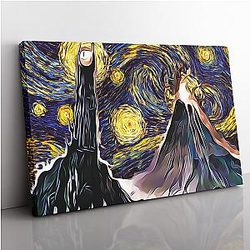 Lord of the Rings Starry Night Mordor Canvas Print Wall Art ANA2207