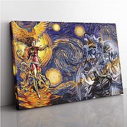 Xmen Dark Phoenix Starry Night Canvas Print Wall Art ANA2207