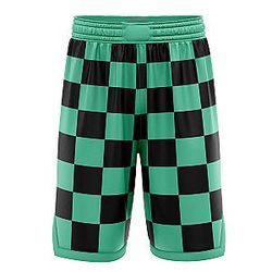 Tanjiro Kamado Demon Slayer Basketball Shorts ANA2207