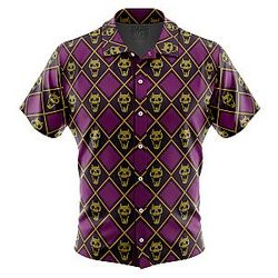 Yoshikage Kira Killer Queen Jojo’s Bizarre Adventure Hawaiian Shirt ANA2207