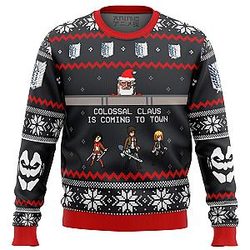 Attack on Titan Colossal Claus Ugly Christmas Sweater ANA2207