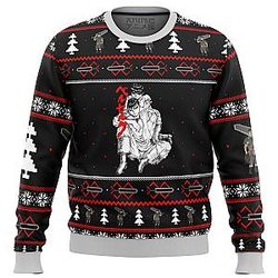 Berserk Guts and Casca Ugly Christmas Sweater ANA2207
