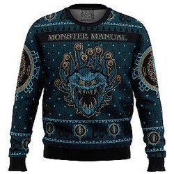 Dungeons and Dragons Monster Manual Ugly Christmas Sweater ANA2207