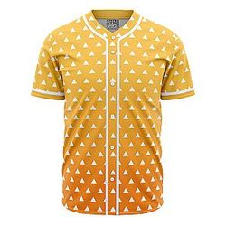 Zenitsu Agatsuma Demon Slayer Baseball Jersey ANA2207