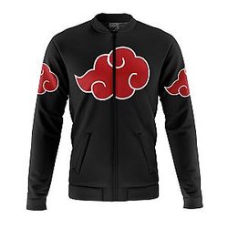 Naruto Akatsuki Quilted Bomber Jacket ANA2207