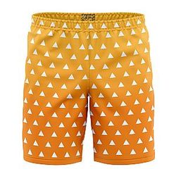 Zenitsu Agatsuma Demon Slayer Hawaiian Board Shorts ANA2207