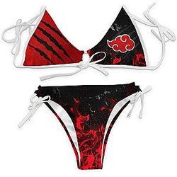 Naruto Swimsuits - Akatsuki Anime Summer 2 Pieces Bikini