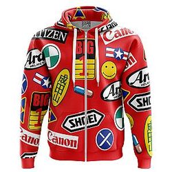 Akira Full Decals Zip Hoodie ANA2207