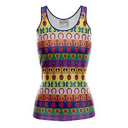 All Symbols Pattern Jojo’s Bizarre Adventure Women's Tank Top ANA2207