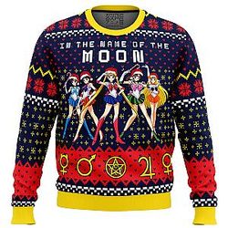 Sailor Moon In the Name of the Moon Ugly Christmas Sweater ANA2207