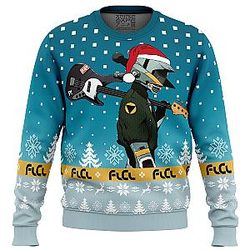 FLCL Canti Saw Christmas Tree Ugly Christmas Sweater ANA2207