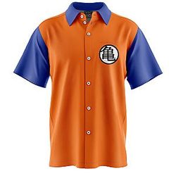 Goku Kame Kai Dragon Ball Z Short Sleeve Button Down Shirt ANA2207