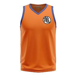 Goku Kame Kai Dragon Ball Z V-Neck Basketball Jersey ANA2207