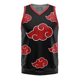 Naruto Akatsuki V-Neck Basketball Jersey ANA2207