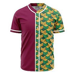 Giyu Tomioka Demon Slayer Baseball Jersey ANA2207