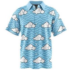 Sakonji Urokodaki Demon Slayer Short Sleeve Button Down Shirt ANA2207