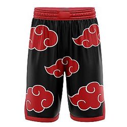 Naruto Akatsuki Basketball Shorts ANA2207