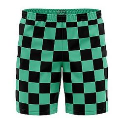 Tanjiro Kamado Demon Slayer Hawaiian Board Shorts ANA2207