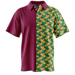 Giyu Tomioka Demon Slayer Short Sleeve Button Down Shirt ANA2207