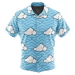 Sakonji Urokodaki Demon Slayer Button Down Hawaiian Shirt ANA2207