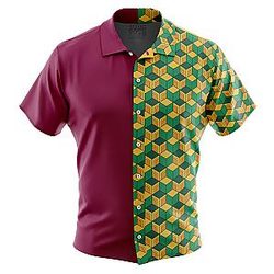 Giyu Tomioka Demon Slayer Button Down Hawaiian Shirt ANA2207