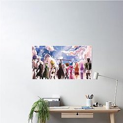 Akame Ga Kill Posters - Akame Ga Kill All Characters Sky Wall Decor Poster
