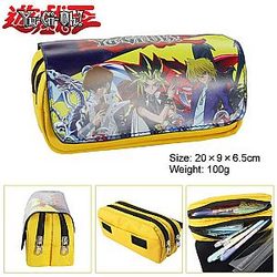 Yu-gi-oh! Pen Cases - Yugioh Escolar De Anime Pencil Case Double Zipper Pencil Bag Students Gifts