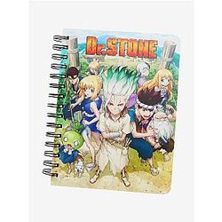 Dr Stone Notebooks - Dr Stone Character Poster Spiral Anime Notebook