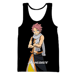 Fairy Tail Tank Tops - Streetwear Printed Fairy Tail Tank Top