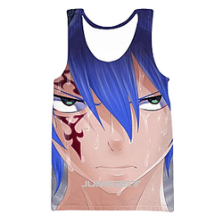Fairy Tail Tank Tops - Streetwear Short Sleeve Summer Fairy Tail Tank Top