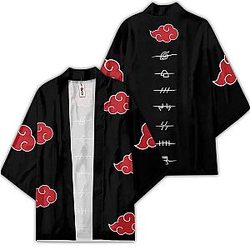 Naruto Kimono Anime - Kakashi Konoha Madara Haori Sasuke Cosplay Costumes