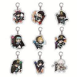 Fire Force Keychains - Fire Force Acrylic Keychain Fans Collection Anime Cute Keychains