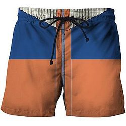 Naruto Beach Shorts For Him - Anime 3D Printing Men Swimming Shorts