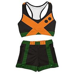 My Hero Academia Activewear - Midoriya Izuku Cosplay Anime Workout Set
