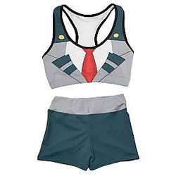 My Hero Academia Activewear - Midoriya Izuku Cosplay Costume Workout Cloth