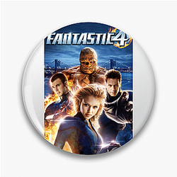 Fantastic Four was rebooted with a film in 2015 Fantastic Four Pins