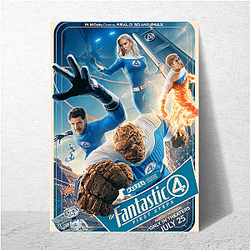 Fantastic Four is a superhero movie franchise Fantastic Four Posters
