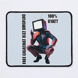TV Sigma Fanum Gyatt Mouse Pad