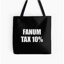 Fanum Tax Slang Design Tote Bag