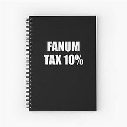 Fanum Tax Slang Design Notebook